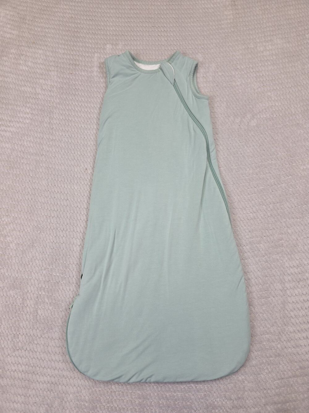 Kyte Baby Sleeper Small 1.0 Tog Green Sleep Bag Full Zip Bamboo Quilted